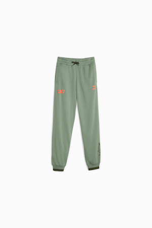 PUMA x SPONGEBOB SQUAREPANTS Big Kids' Sweatpants, Eucalyptus, extralarge