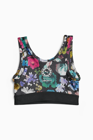 PUMA x LIBERTY Kids' Crop Top, PUMA Black, extralarge-GBR