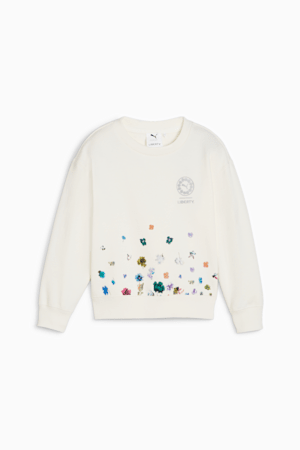PUMA x LIBERTY Kids' Sweatshirt, Warm White, extralarge-GBR