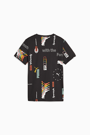 Classics Brand Love Printed Boys' Tee, PUMA Black, extralarge