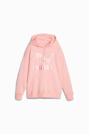 Classics Women's Logo Hoodie, Peach Smoothie-Pearl, extralarge