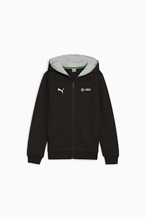 Mercedes-AMG Petronas Motorsport Youth Hooded Jacket, PUMA Black, extralarge-GBR