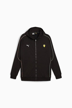 Scuderia Ferrari Men's Motorsport Race Hooded Sweat Jacket, PUMA Black, extralarge-GBR