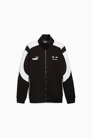 BMW M Motorsport MT7+ Men's Sweat Jacket, PUMA Black, extralarge