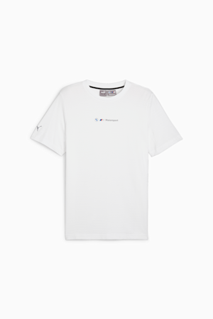 BMW M Motorsport Men's Jacquard Tee, PUMA White, extralarge