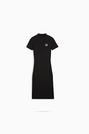 CLASSICS Women's Ribbed Dress, PUMA Black, extralarge