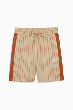 T7 Men's Mesh Shorts, Prairie Tan-AOP, extralarge-GBR