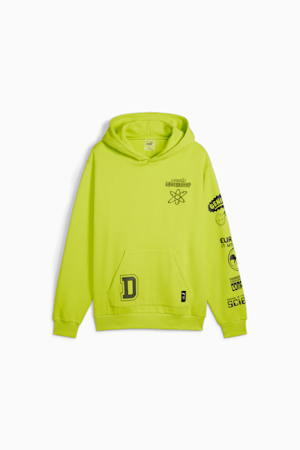 PUMA x DEXTER'S LABORATORY Men's Basketball Hoodie, Lime Pow, extralarge-GBR