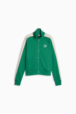 ICONIC T7 Women's Track Jacket, Archive Green, extralarge