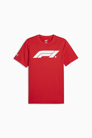 PUMA x F1® ESS Men's Motorsport Logo Tee, Pop Red, extralarge