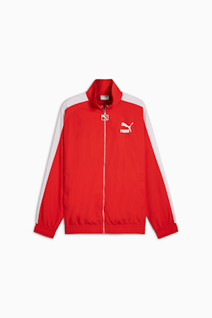 T7 Oversized Track Jacket Unisex, For All Time Red, extralarge-GBR