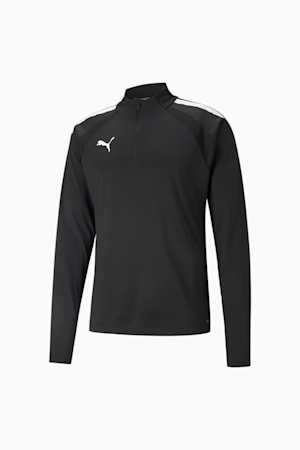 teamLIGA Quarter-Zip Men's Football Top, Puma Black-Puma White, extralarge-GBR