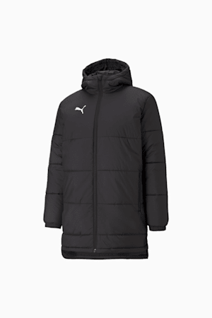 Bench Men's Padded Football Jacket, Puma Black-Puma White, extralarge-GBR