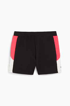 PUMA Queen Women's Football Shorts, Electric Blush-Warm White-PUMA Black, extralarge-GBR
