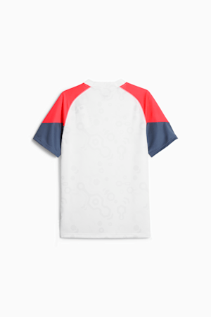 individualCUP Men's Soccer Jersey, PUMA White-Fire Orchid, extralarge