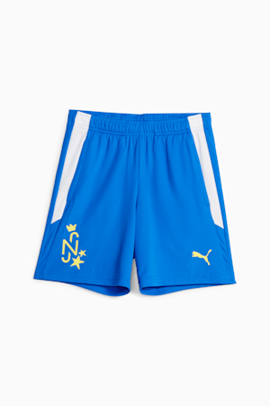 Neymar Jr Stripes Kids' Soccer Shorts, Racing Blue, extralarge