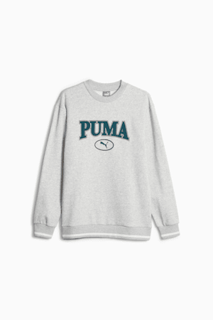 PUMA SQUAD Men's Crew Neck Sweatshirt, Light Gray Heather, extralarge-GBR