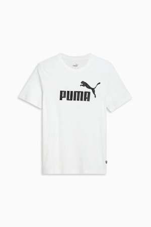 Essentials Men's Logo Tee, Puma White, extralarge