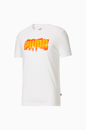 PUMA Paint Men's Tee, PUMA White, extralarge