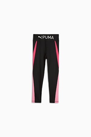 PUMA FIT Youth 7/8 Tights, PUMA Black-Garnet Rose, extralarge-GBR