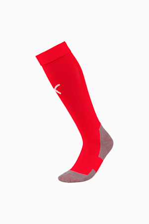 Football Men's LIGA Core Socks, Puma Red-Puma White, extralarge-GBR