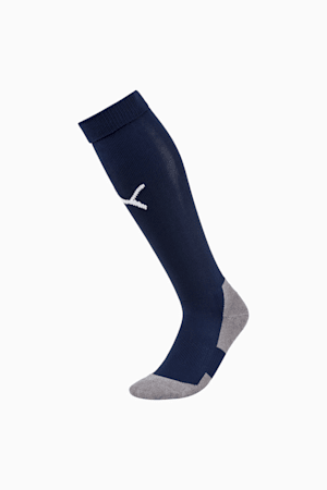 Football Men's LIGA Core Socks, Peacoat-Puma White, extralarge-GBR