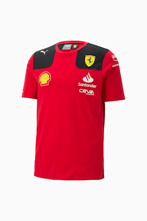 Scuderia Ferrari 2023 Team Replica Charles Leclerc Tee, Rosso Corsa, extralarge-GBR