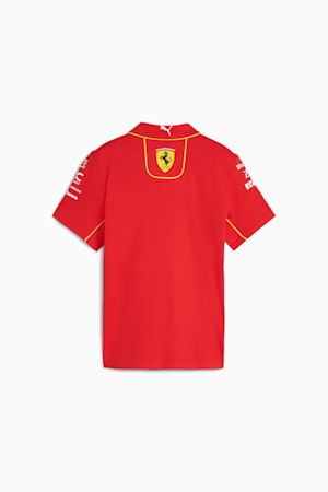 Scuderia Ferrari 2024 Replica Collection Team Polo Kids, Burnt Red, extralarge-GBR
