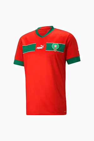 Morocco Home 22/23 Replica Jersey Men, Puma Red-Power Green, extralarge-GBR