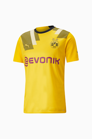 Borussia Dortmund Cup 22/23 Men's Replica Jersey, Cyber Yellow, extralarge