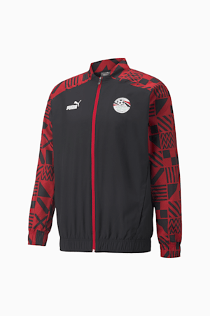 Egypt Football Pre-match Jacket Men, Tango Red -Puma Black, extralarge-GBR