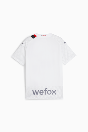 AC Milan 23/24 Away Kids' Jersey, PUMA White-Feather Gray, extralarge