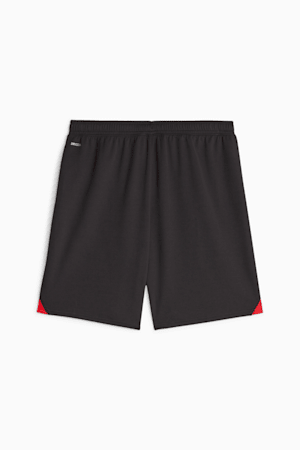 AC Milan Men's Soccer Shorts, PUMA Black-For All Time Red, extralarge