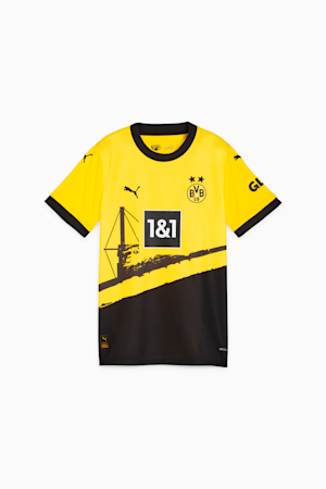 Borussia Dortmund 23/24 Women's Home Jersey, Cyber Yellow-PUMA Black, extralarge-GBR