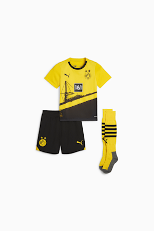 Borussia Dortmund 23/24 Home Minikit, Cyber Yellow-PUMA Black, extralarge-GBR