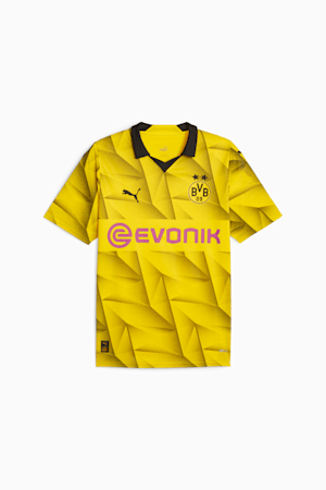 Borussia Dortmund 23/24 Men's Third Jersey, Cyber Yellow-PUMA Black, extralarge-GBR