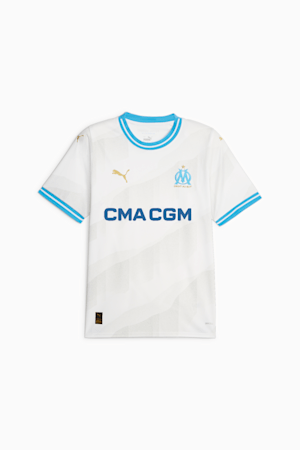 Olympique de Marseille 23/24 Home Jersey, PUMA White, extralarge-GBR