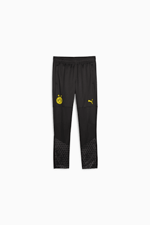 Borussia Dortmund Youth Training Pants, PUMA Black-Cyber Yellow, extralarge-GBR