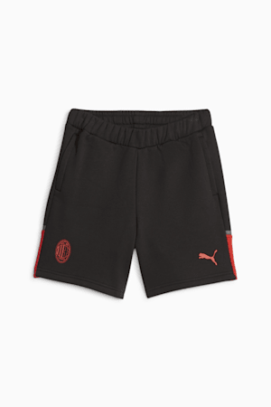 AC Milan Football Casuals Shorts, PUMA Black-For All Time Red, extralarge-GBR