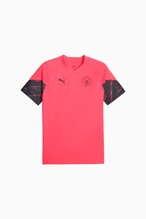 Manchester City Men's Soccer Training Jersey, Sunset Glow-Dark Navy, extralarge