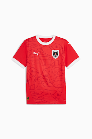 Austria 2024 Men's Home Football Jersey, PUMA Red-Chili Pepper, extralarge-GBR