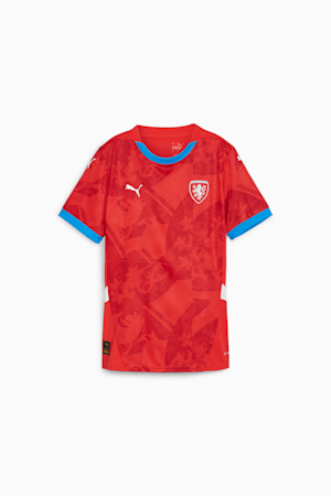 Czech Republic Football 2024 Women's Home Jersey, For All Time Red-Fast Red, extralarge-GBR