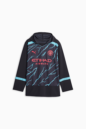 Manchester City Oversized Winter Football Jersey, Dark Navy-Hero Blue, extralarge-GBR