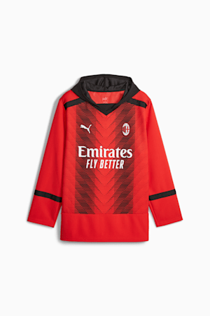 AC Milan Oversize Winter Football Jersey, For All Time Red-PUMA Black, extralarge-GBR