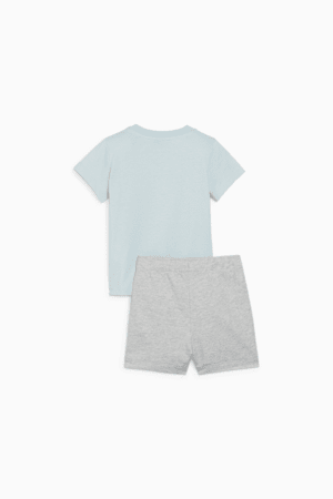 Minicats Tee and Shorts Toddlers' Set, Turquoise Surf, extralarge