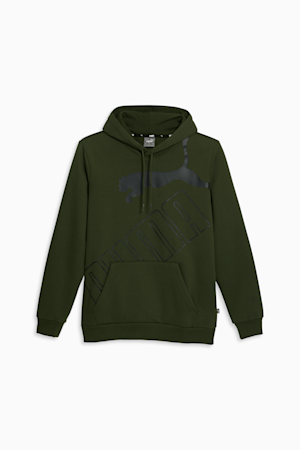 Big Logo Men's Hoodie, Myrtle, extralarge