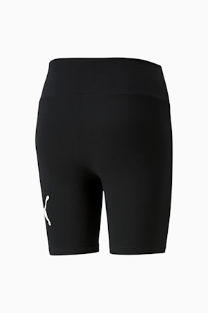 Essentials Logo Women's Short Leggings, Puma Black, extralarge