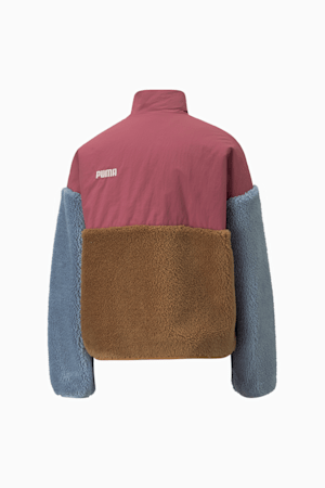 Women's Sherpa Jacket, Dusty Orchid, extralarge