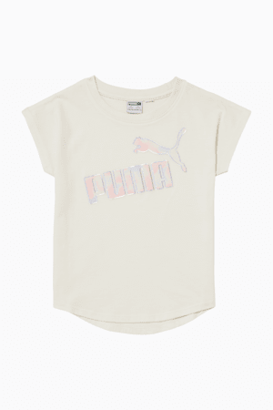 No.1 Logo Little Kids' Tee, MARSHMALLOW, extralarge