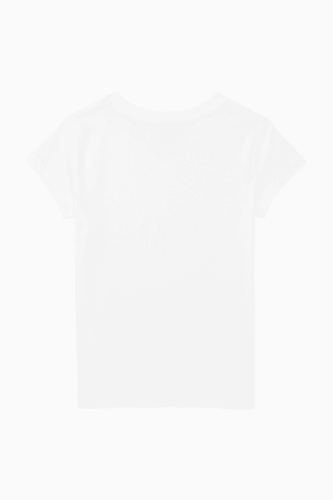 Core Little Kids' Graphic Tee, PUMA WHITE, extralarge